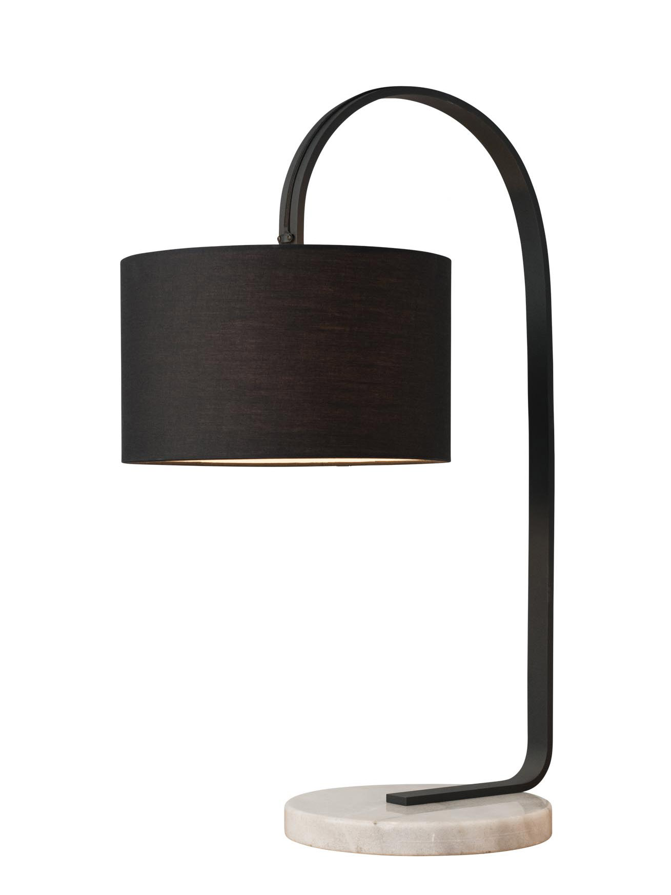 Lamp Silas Marble & Black H700mm