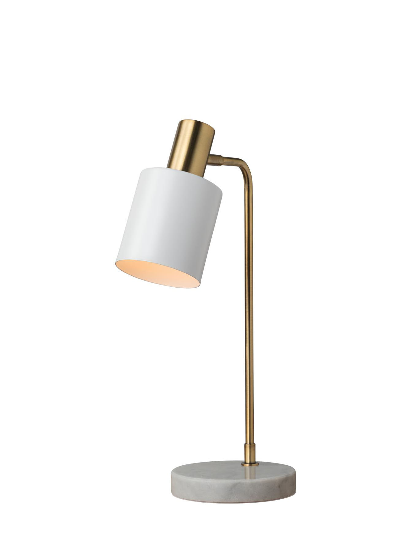 Lamp Mahala White & Gold H490mm