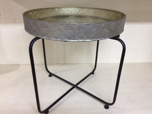 Side Table Pressed Metal W610 Dia x H620mm