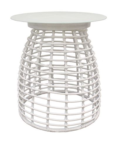 Outdoor Side Table Avalon White D4500 x H5100mm