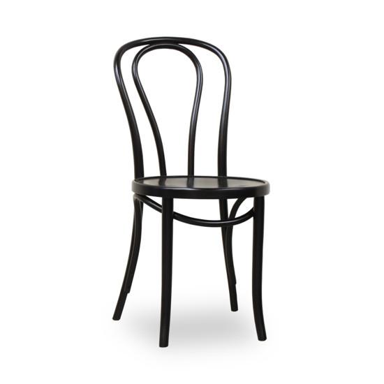 Dining Chair Bentwood Black Birch