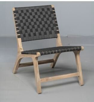 Chair Mawar Solid Wood Black Strap H810mm