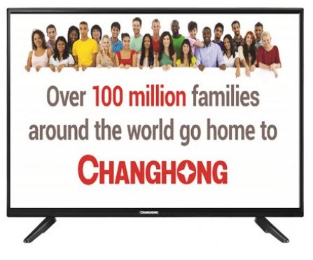 TV Changhong FHD LED 43″ (109cm) w/remote
