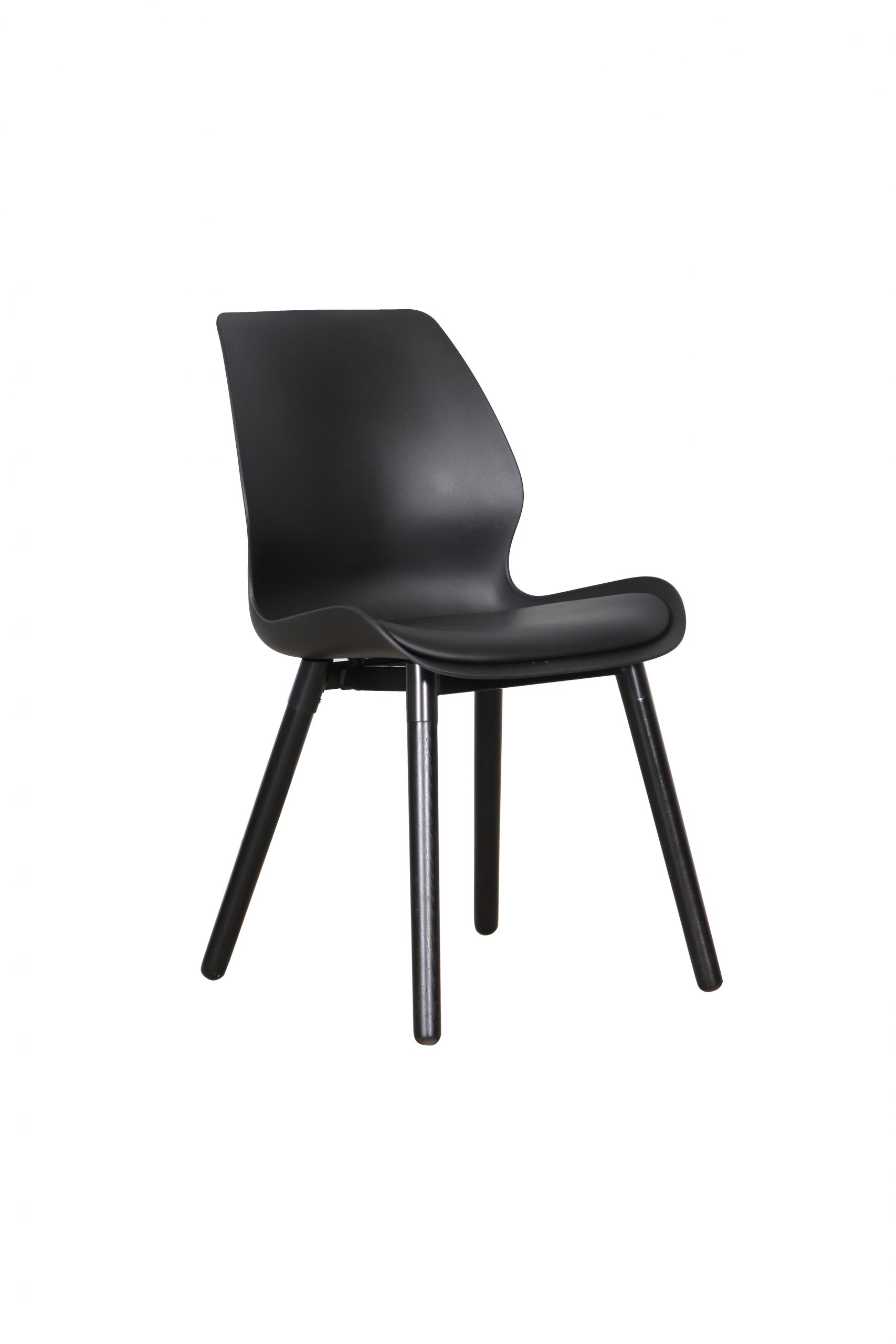 Dining Chair Europa Black W490 x D560 x H850mm