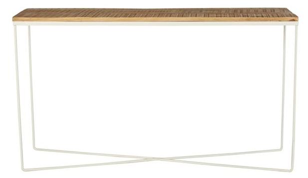 Console Table Flinders Natural/White W1400 x D400 x H800mm