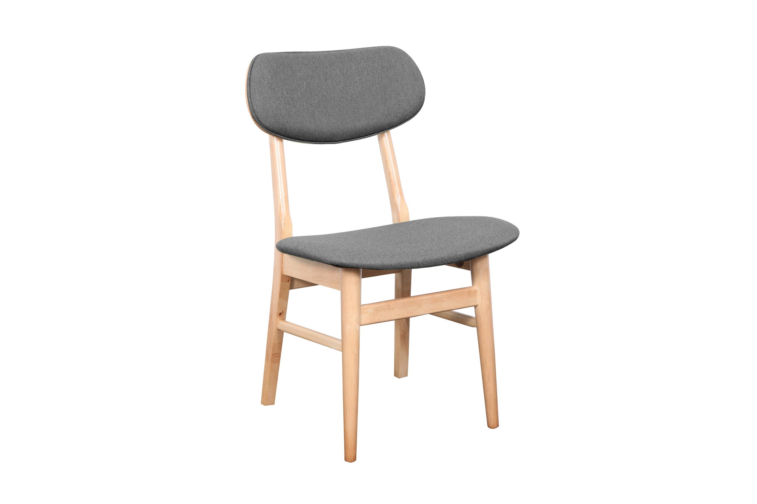 Dining Chair Gangnam Natural And Truffle Seat W510 x D530 x H830mm