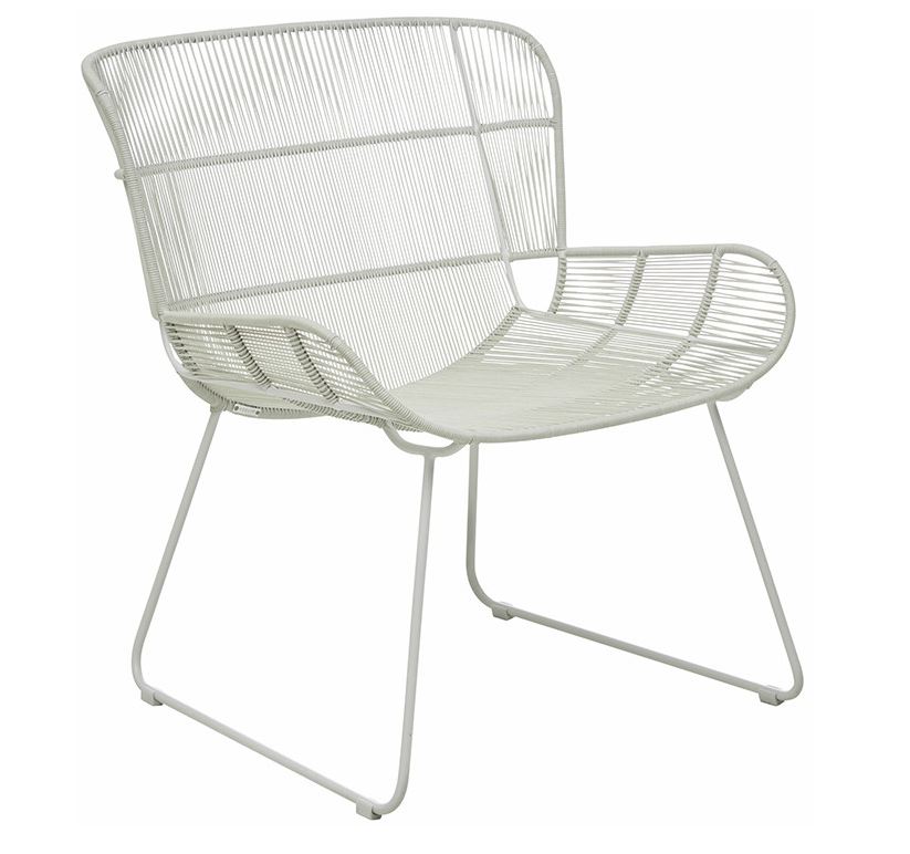 Outdoor Chair Granada Light Grey W660 x D700 x H770mm