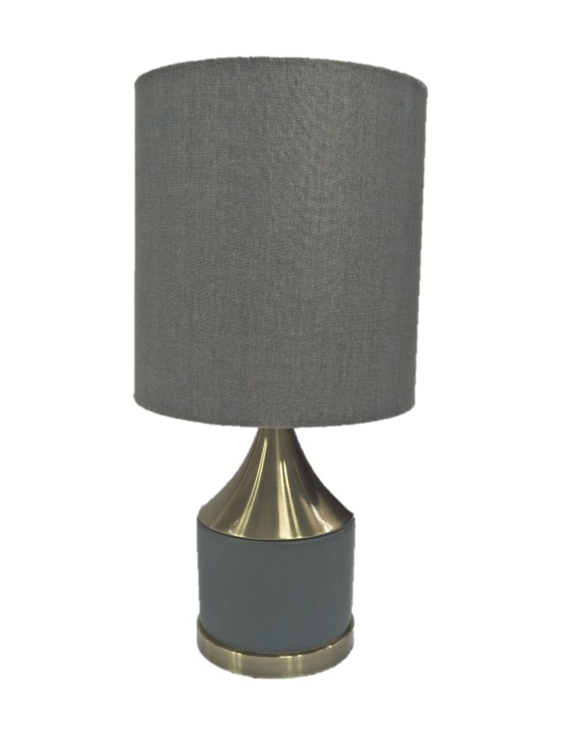 Table Lamp Dane Grey/Gold