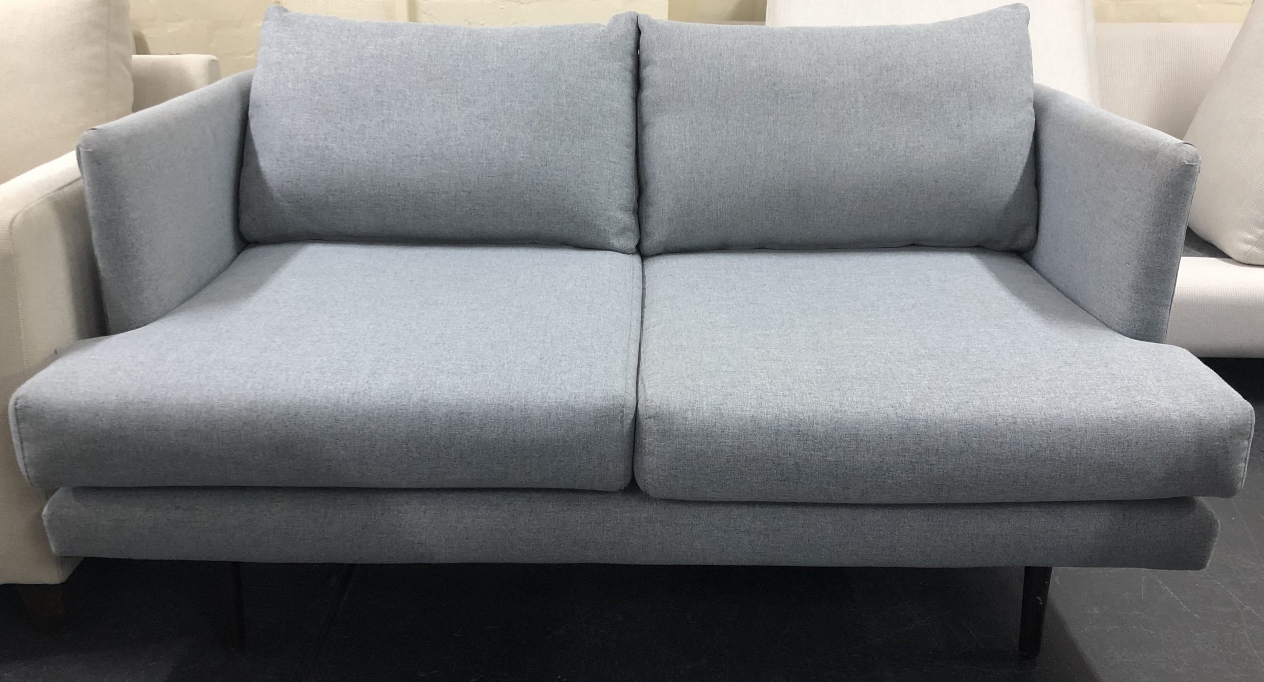 Sofa 2 Seater Reagan Grey W1450 x D900 x H690mm