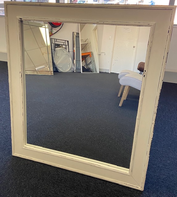 Mirror Cream Frame Wall Hanging W900 x D800mm