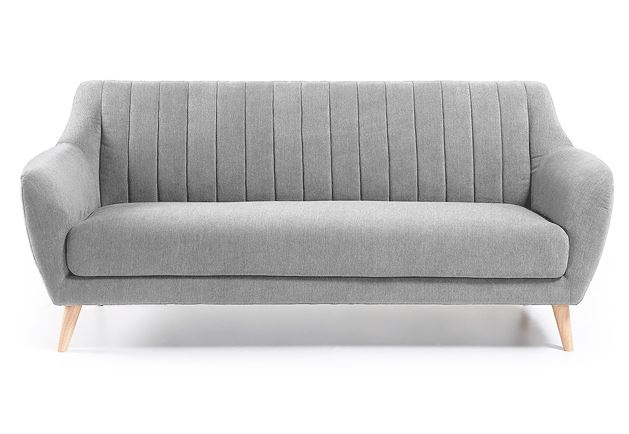 Sofa Opal light grey Fabric W1900mm