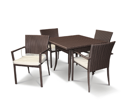 Outdoor Setting 5pce Minbu Table & Chairs