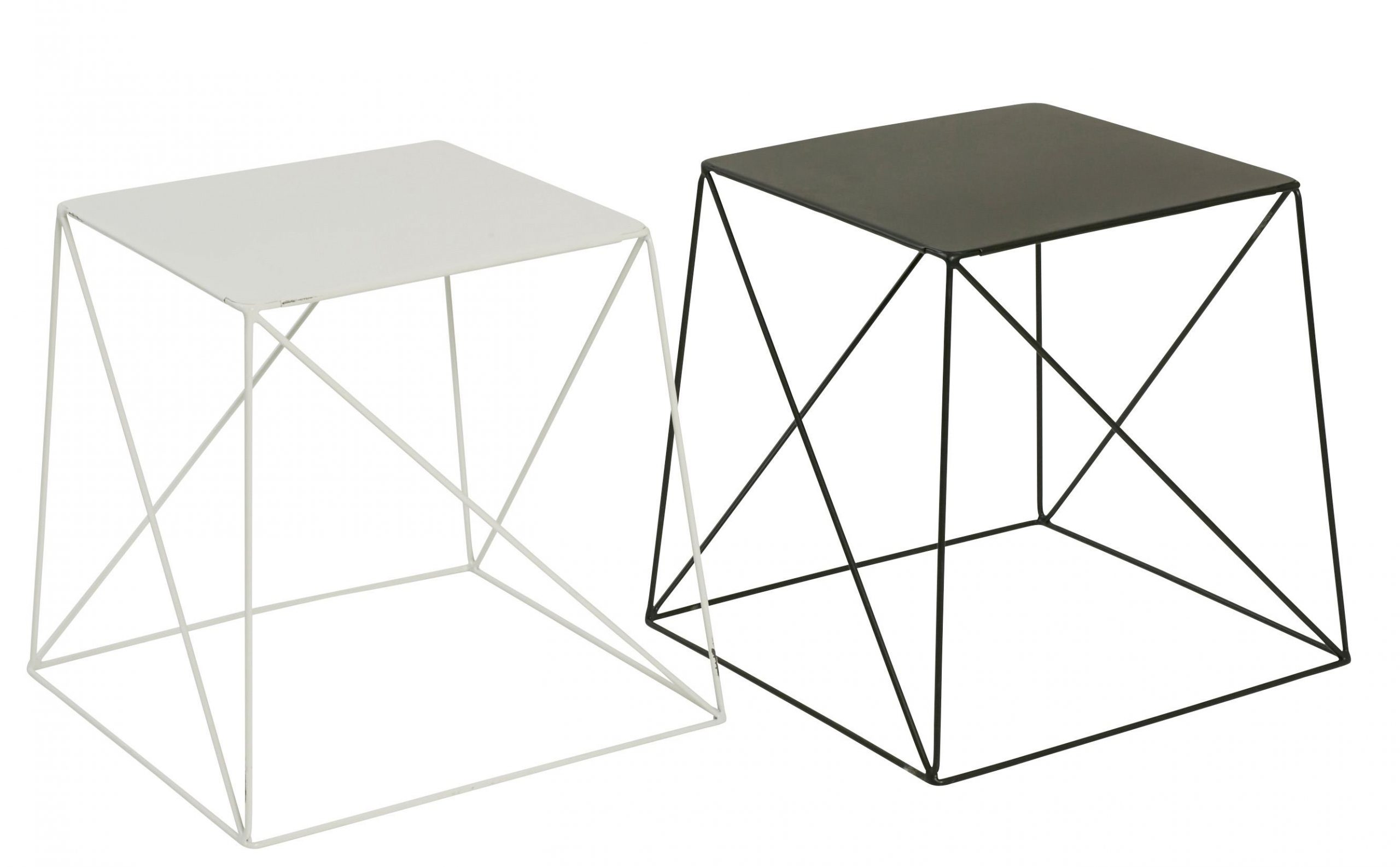 Side Table Ryder Iron Matte White