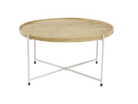 Coffee Table Equator Oak/White  D800 x H400mm
