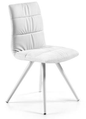 Dining Chairs LARK2 White Legs W600 x D480 x H630mm