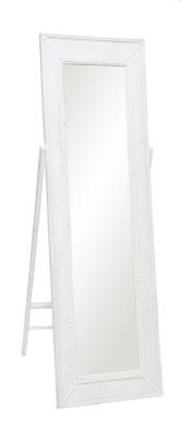 Mirror Floor Standing 1490mm Arch Woven White