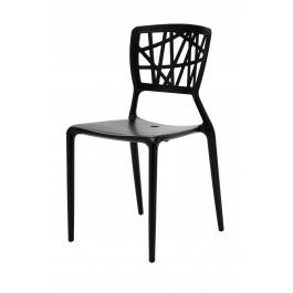 Outdoor Dining Chair Viento Black W470 x D505 x H840mm