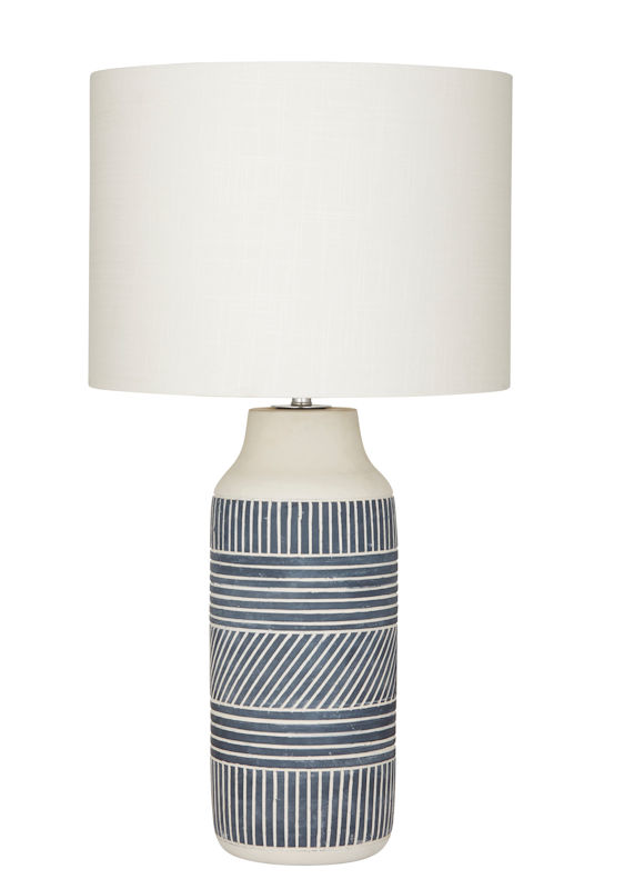 Table Lamp Hartford Blue/White