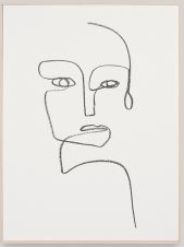 Art Canvas Linear Portrait 1 Framed 600 x 800mm