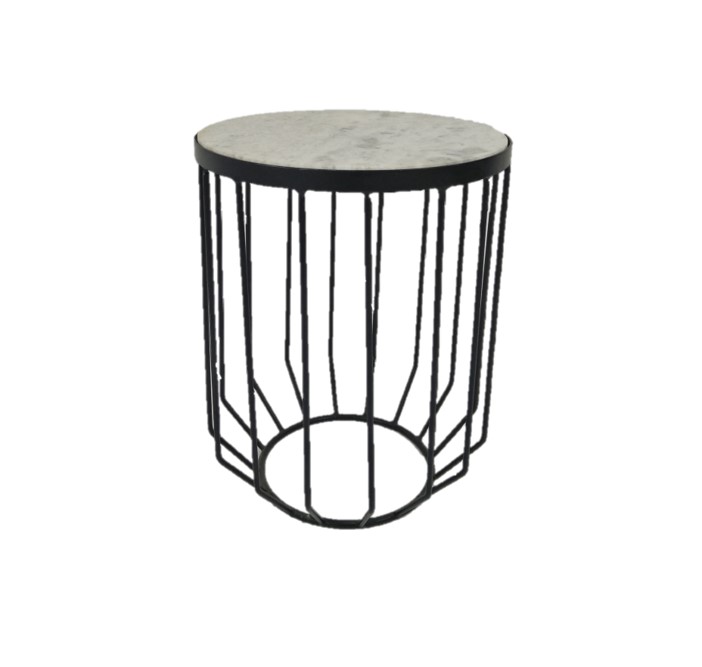 Side Table Abode Marble D395 x H495mm