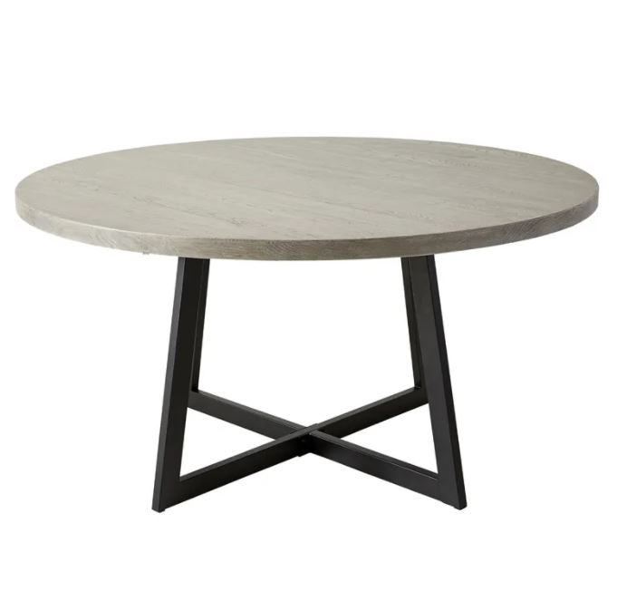 Dining Table Ester Grey Wash Dia 1500 x H780mm