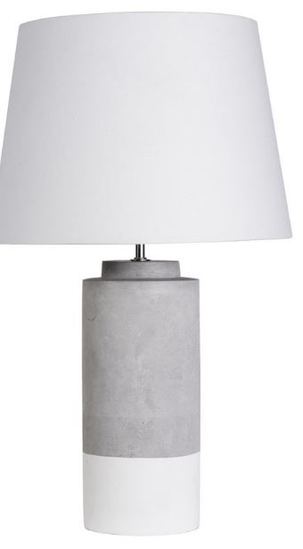 Lamp Harbour White Cement