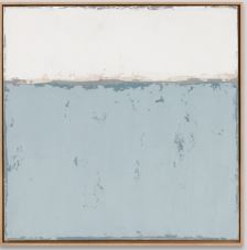 Art Framed Canvas Shore Blue 2 630 x 630mm