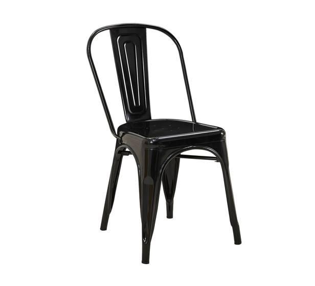 Dining Chair Tolix Black W450 x D450 x H770mm