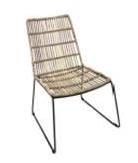 Dining Chair Tahiti Iron/Rattan 900mm