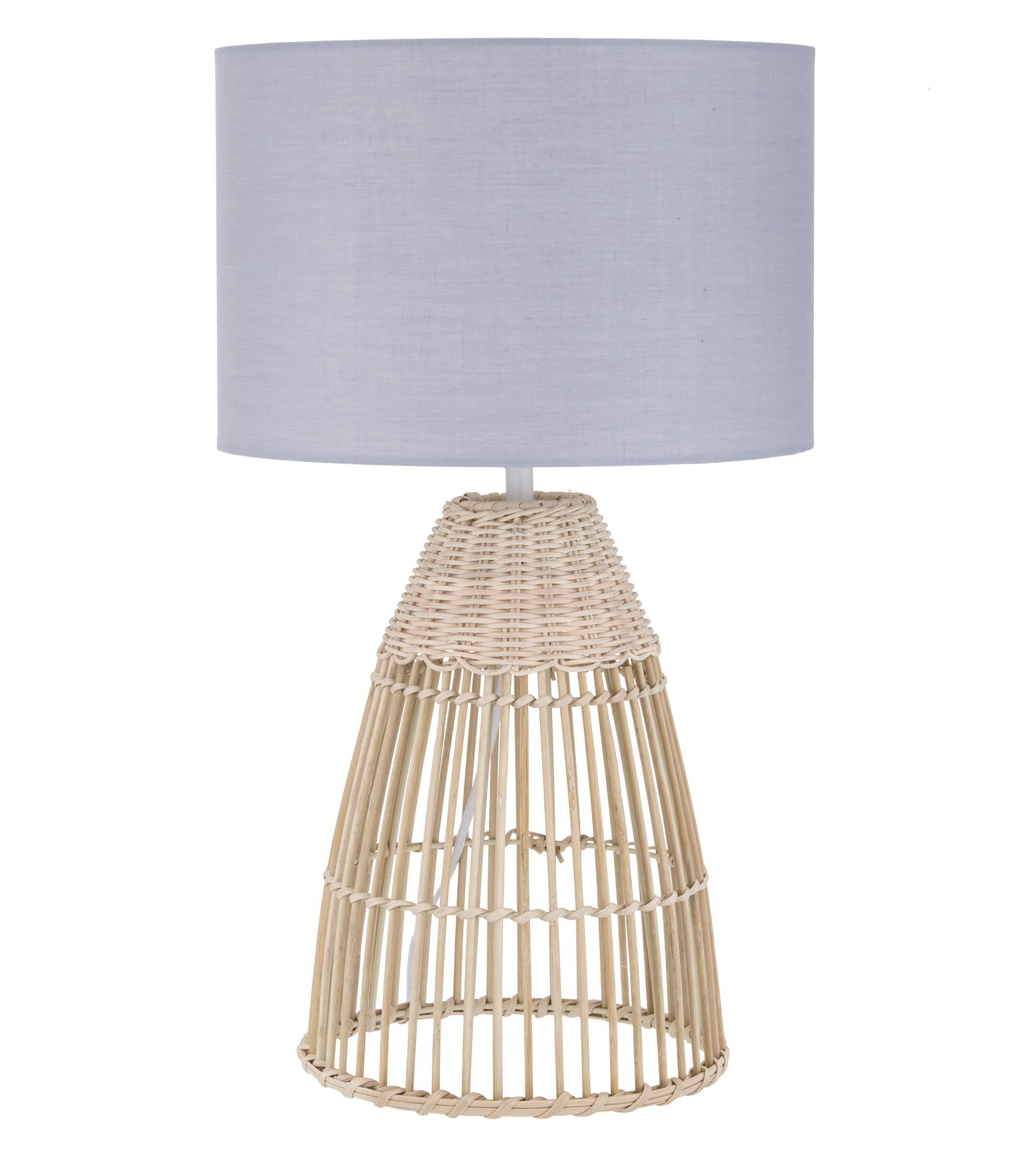 Table Lamp Foster Rattan/Grey D300 x H500mm