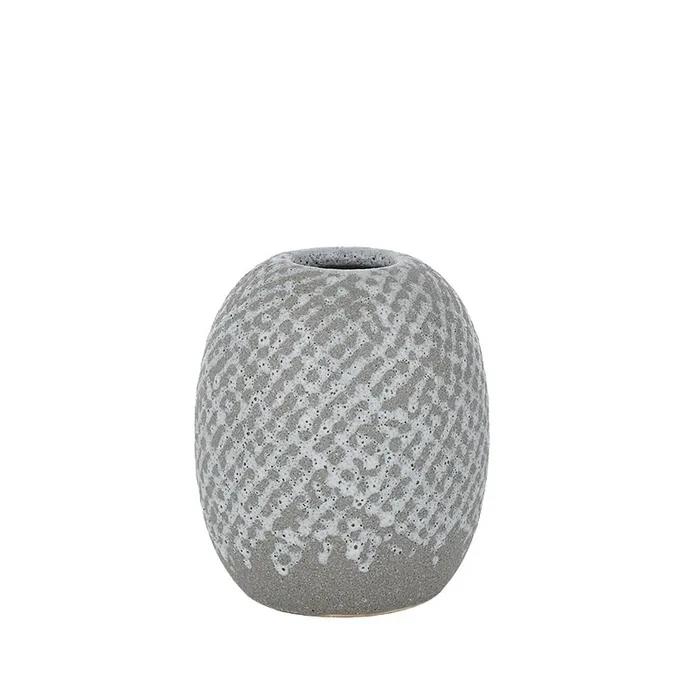 Accessory Aphra Ceramic Vase Grey/White 100 x 120mm