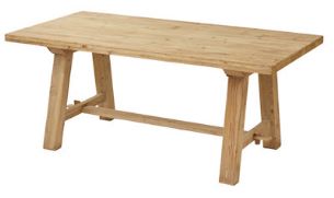 Dining Table Picnic Whitewash W1800 x D900 mm