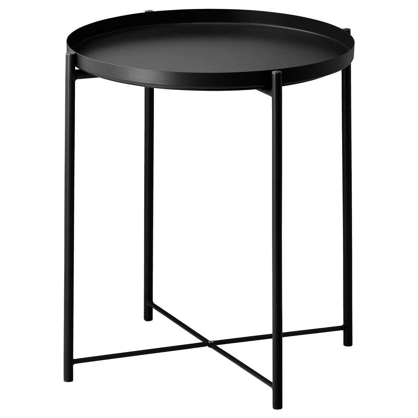 Side Table Gladom Black Dia450 x H530mm