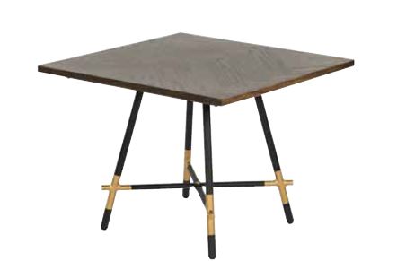 Side Table Herringbone Mocha  W600 x D600 x H460mm