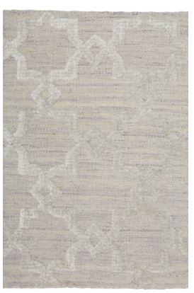 Floor Rug Estelle Bamboo Silk Trellis Pearl W2000 x H2900mm