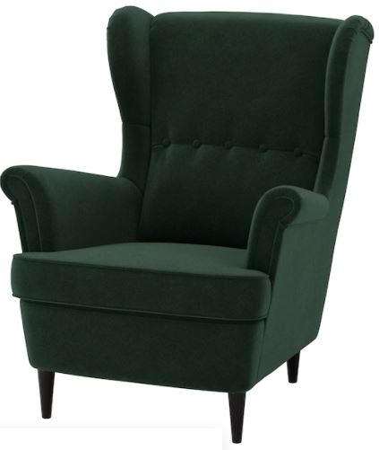 Arm Chair Strand Dark Green W820 x D960 x H1010mm