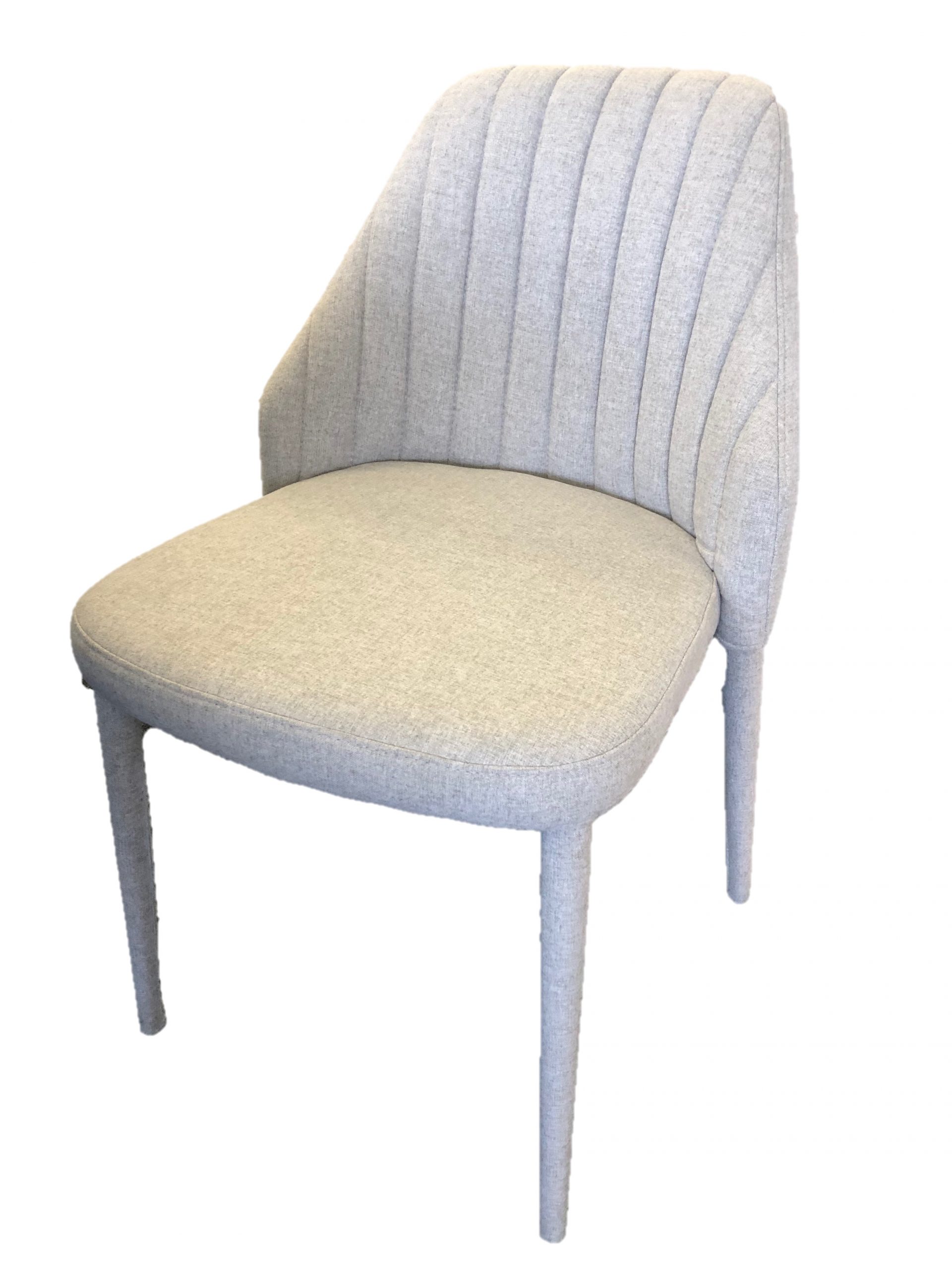 Dining Chair Genoa Upholstered Silver W445 x D445 x H790mm