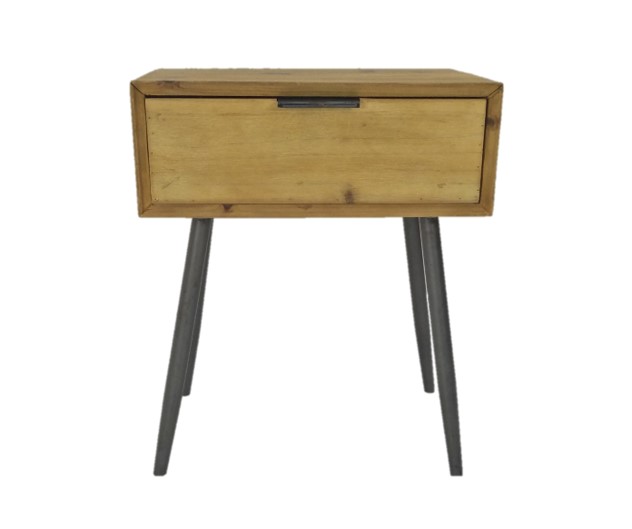 Bedside Table Orion Timber W500 x D330 x H600mm