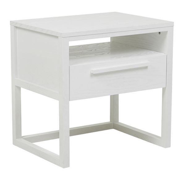 Bedside Table Porter White W580 x D440 x H570mm