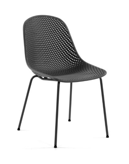 Outdoor Chair Quinby Charcoal W450 x D400 x H820mm