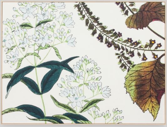 Art Canvas Wildflower Blue 1400 x 1050mm