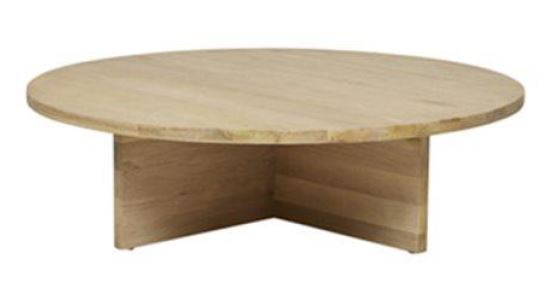 Coffee Table Ava Natural Dia 900 x H450mm