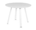 Outdoor Dining Table Darcy Round White Powder Coated Dia 100 X H760mm