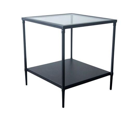 Side Table Hunter Glass W500 x D500 x H550mm