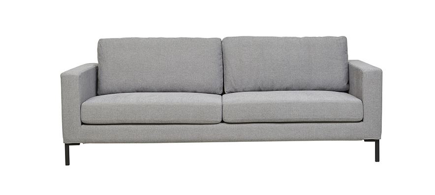 Sofa Juno 3 Seater Grey W2100 x D900 x H770mm
