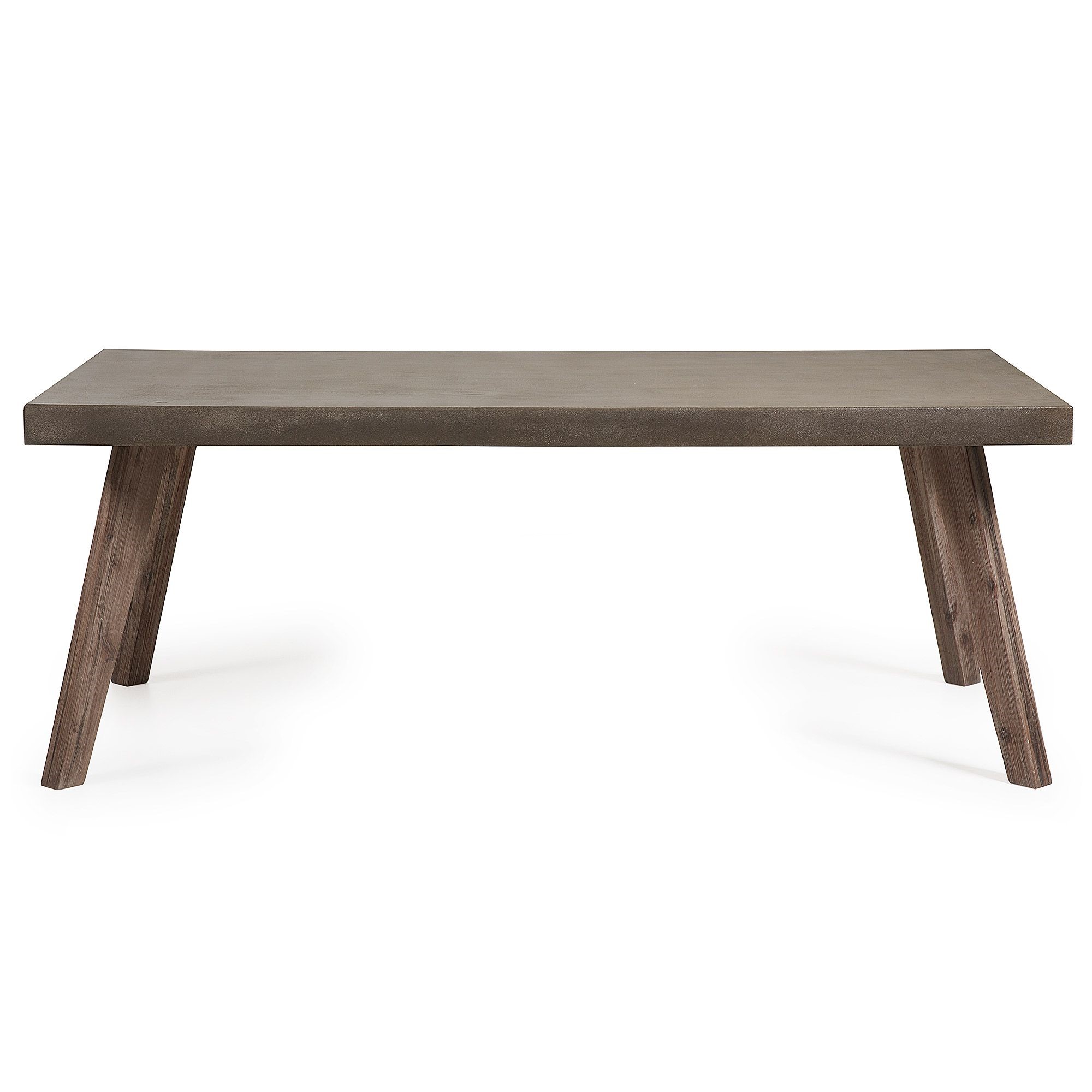 Dining Table Alberta Acacia Frame w/ Concrete Top  2000 x 1000mm
