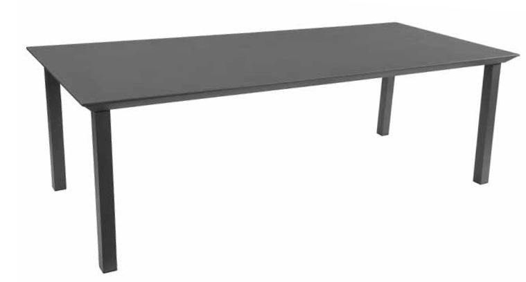 Outdoor Dining Table Harley Charcoal W1000 x D1000 x H760mm