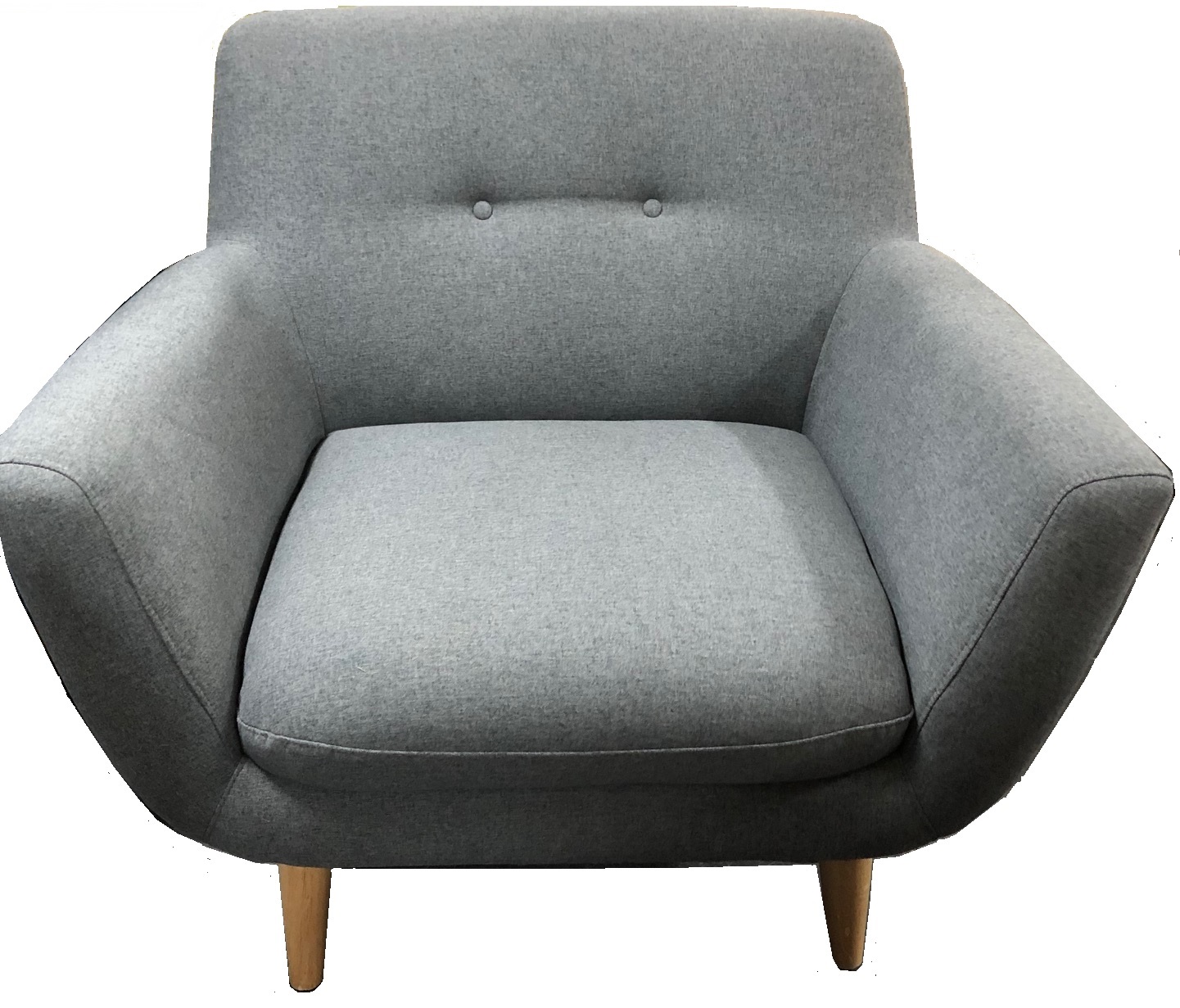 Arm Chair Retro Josephine Charcoal 900D X 850H X 970W