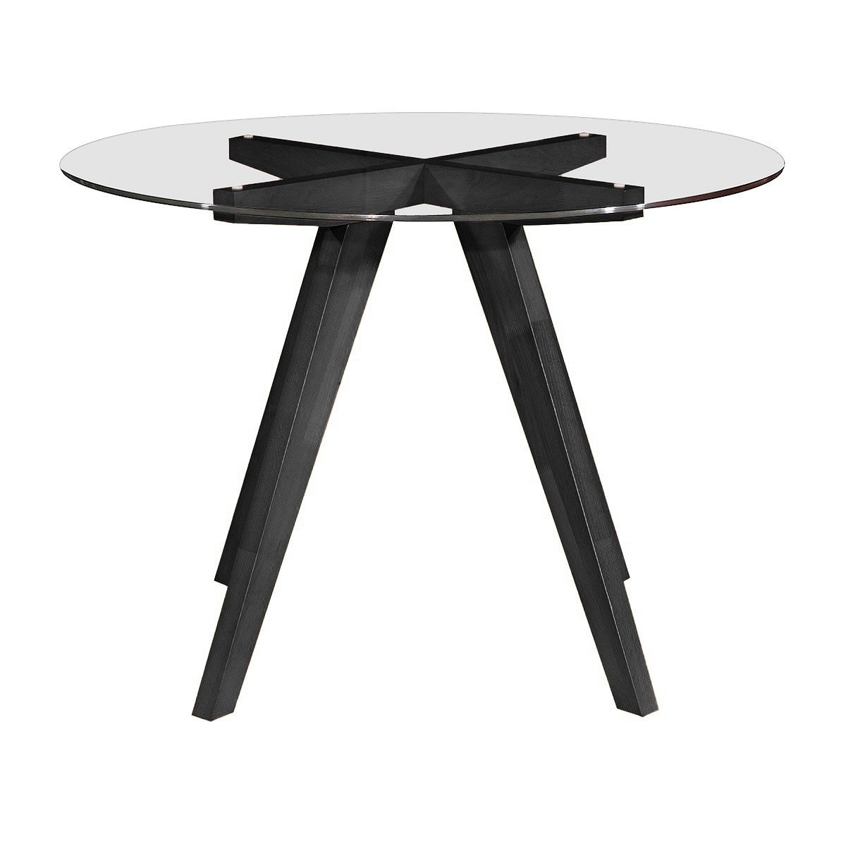 Dining Table Amber Black Dia1060 x H750mm