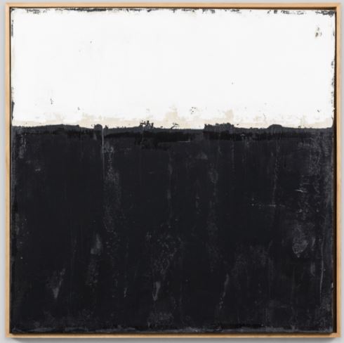 Art Framed Canvas Shore Coal 2 630 x 630mm